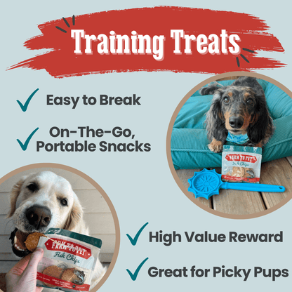 Fish Chips Snack Pack Bundles | Dog Treats for Training &amp; Travel