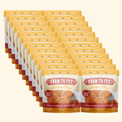 Chicken Chips Snack Pack Bundles | Dog Party Favors &amp; Training Treats