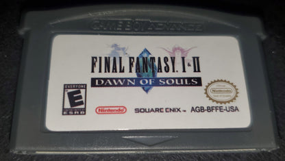 Final Fantasy 1 &amp; 2 Dawn of Souls GBA Video Game Boy Advance Nintendo 2004