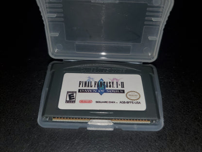 Final Fantasy 1 &amp; 2 Dawn of Souls GBA Video Game Boy Advance Nintendo 2004