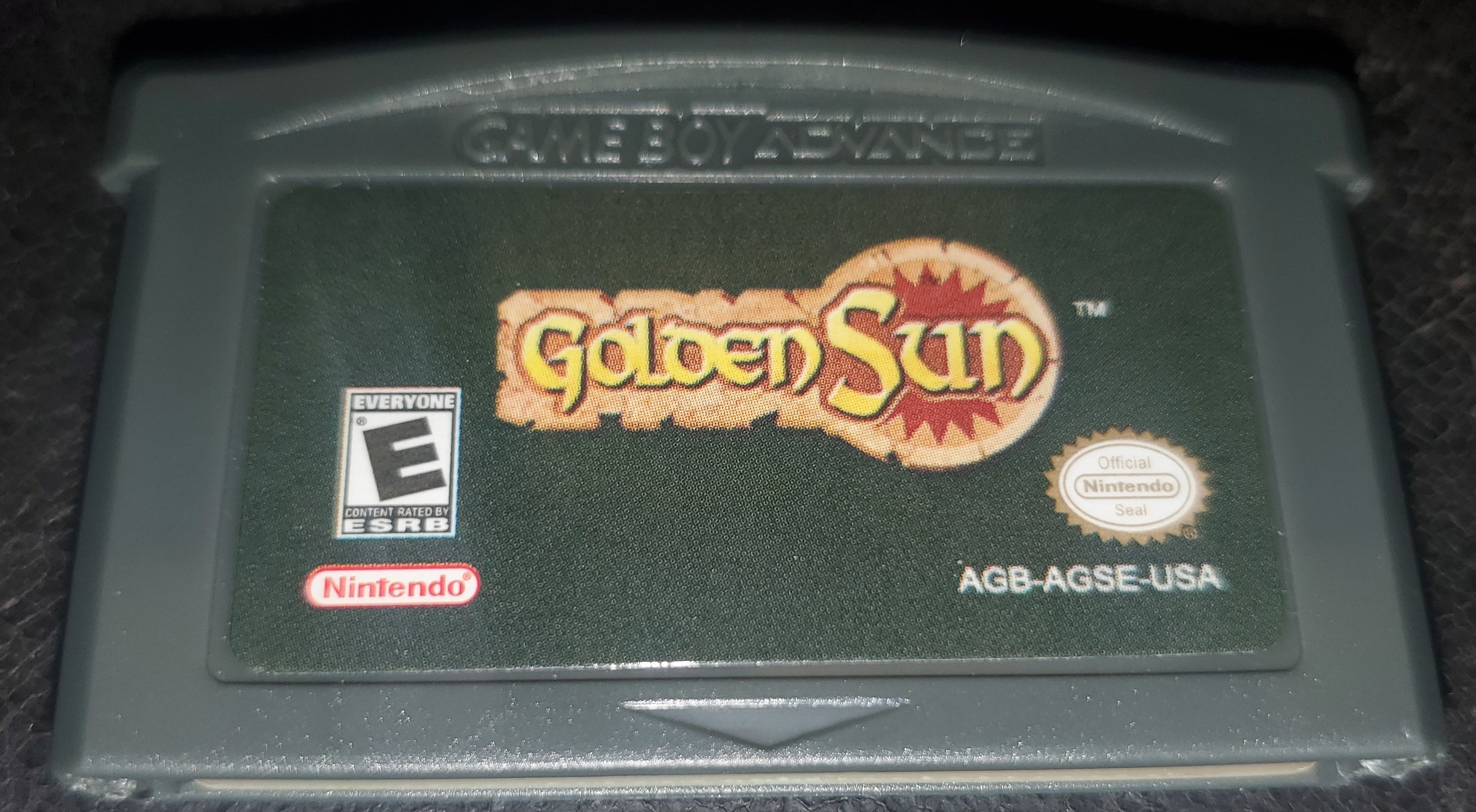 Golden Sun GBA Video Game Cartridge Nintendo Game Boy Advance 2001