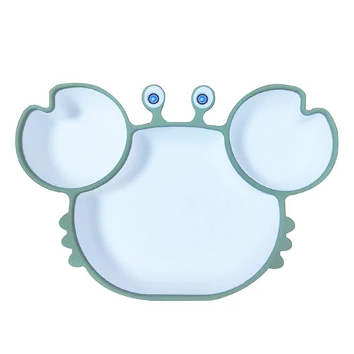 Crab Silicone Baby Suction Bowl