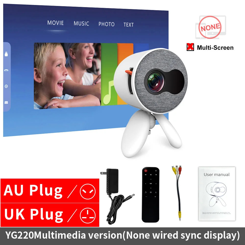 YG220 Mini Pocket Projector