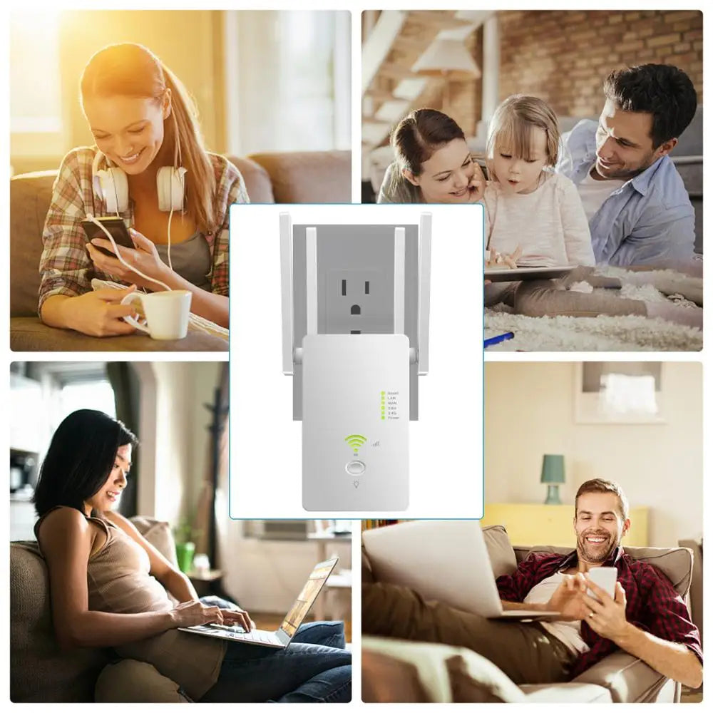 5Ghz WiFi Repeater Dual Band 2.4G&amp; 5G Wireless Wifi Extender 1200Mbps Wi-Fi Amplifier wireless Access Point