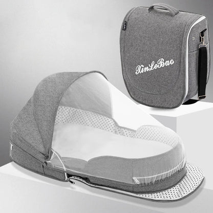 Foldable Baby Travel Cot Bed