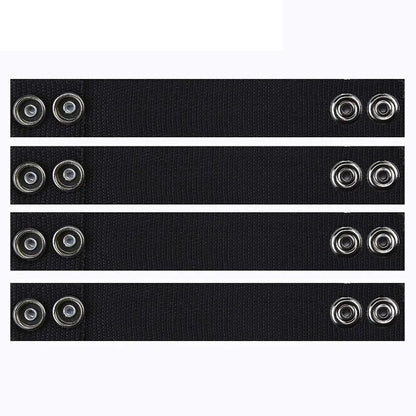 4Pcs/Set Tactical Belt Buckle Police Military Accessory Double Snaps Nylon Tactical Belt Loop Holder Keeper