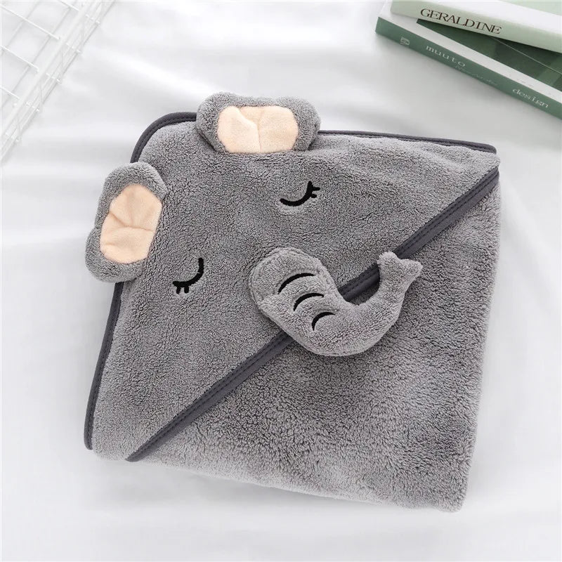 Hooded Baby Bathrobe Towel