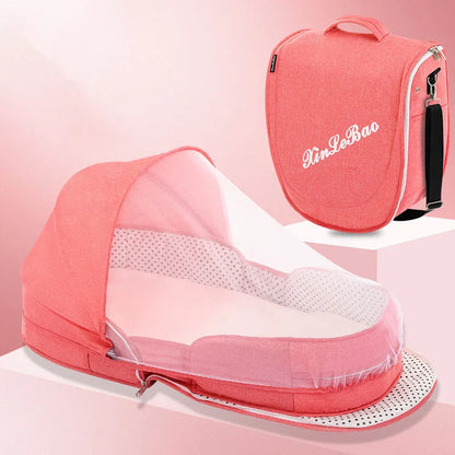 Foldable Baby Travel Cot Bed