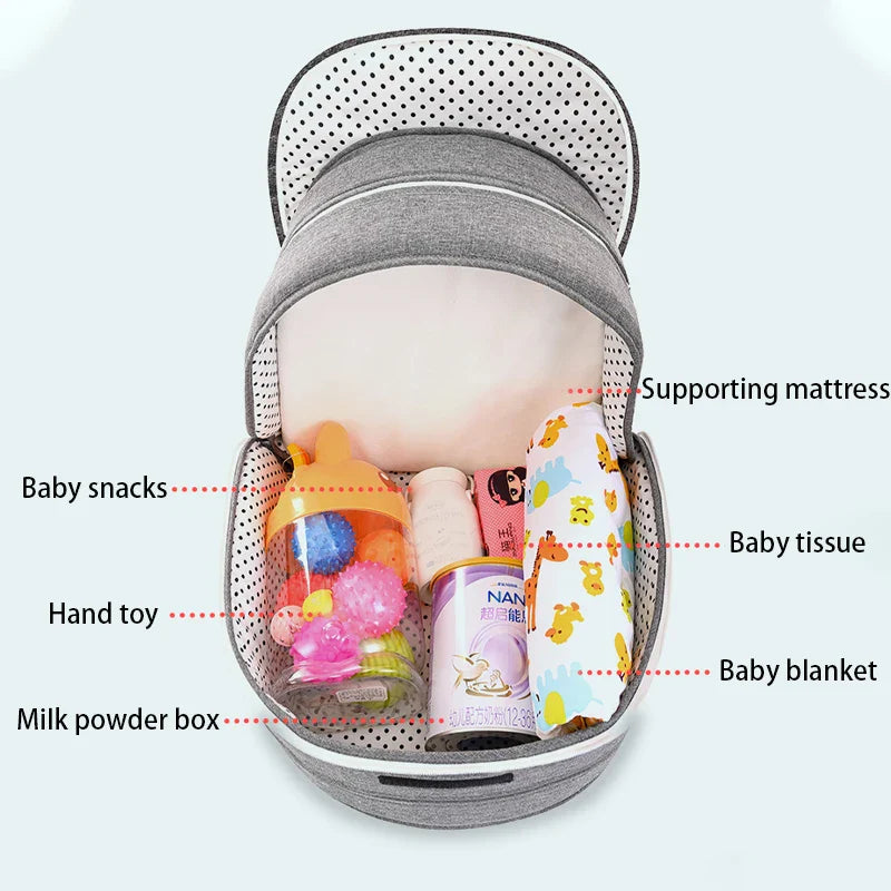 Foldable Baby Travel Cot Bed