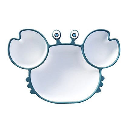 Crab Silicone Baby Suction Bowl