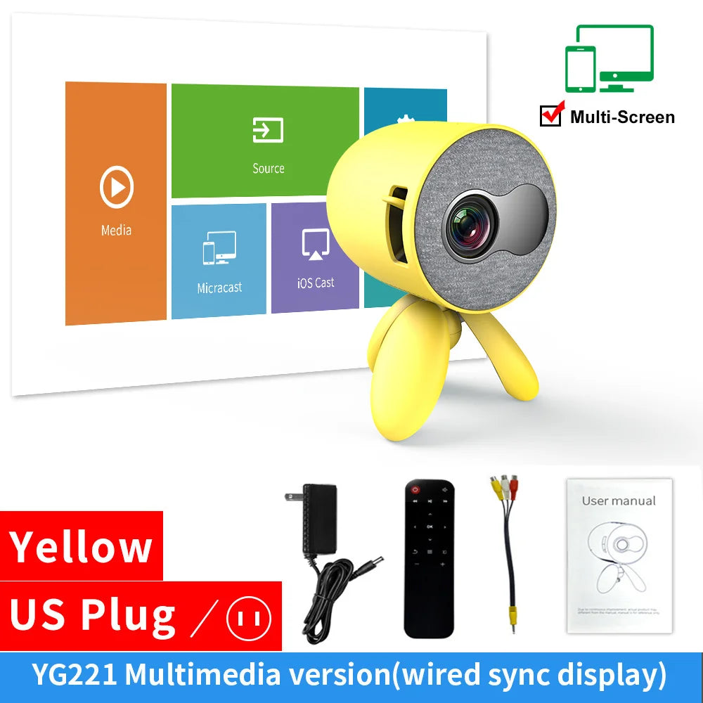 YG220 Mini Pocket Projector