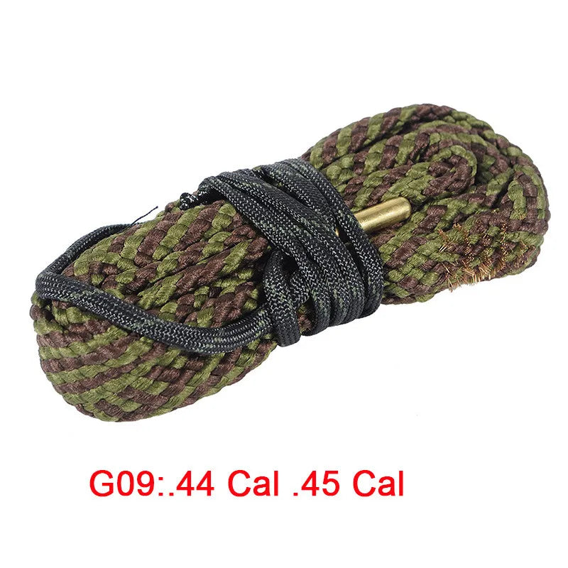 Hunting Gun Bore Cleaner Snake.22 Cal.223 Cal.38 Cal&amp; 5.56mm,7.62mm,12GA Rifle Cleaning Kit Tool Rifle Barrel Calibre Snake Rope