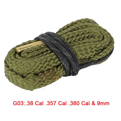 Hunting Gun Bore Cleaner Snake.22 Cal.223 Cal.38 Cal&amp; 5.56mm,7.62mm,12GA Rifle Cleaning Kit Tool Rifle Barrel Calibre Snake Rope