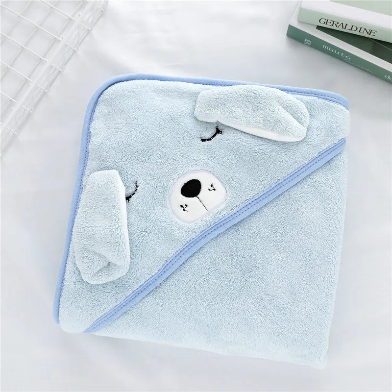 Hooded Baby Bathrobe Towel