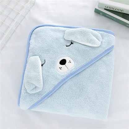 Hooded Baby Bathrobe Towel
