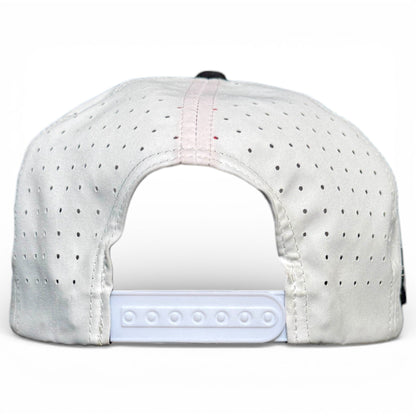 Pocket Aces Golf Hat | Snapback Cap | Built-in Magnetic Ball Marker Holder + Marker Included | Adjustable Gray &amp; Black