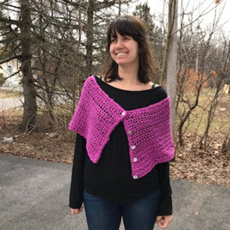 Silk Cloud Worsted Crochet Wrap Kit