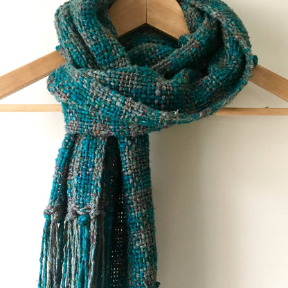 Ocean Storm Tweed Scarf Weaving Kit