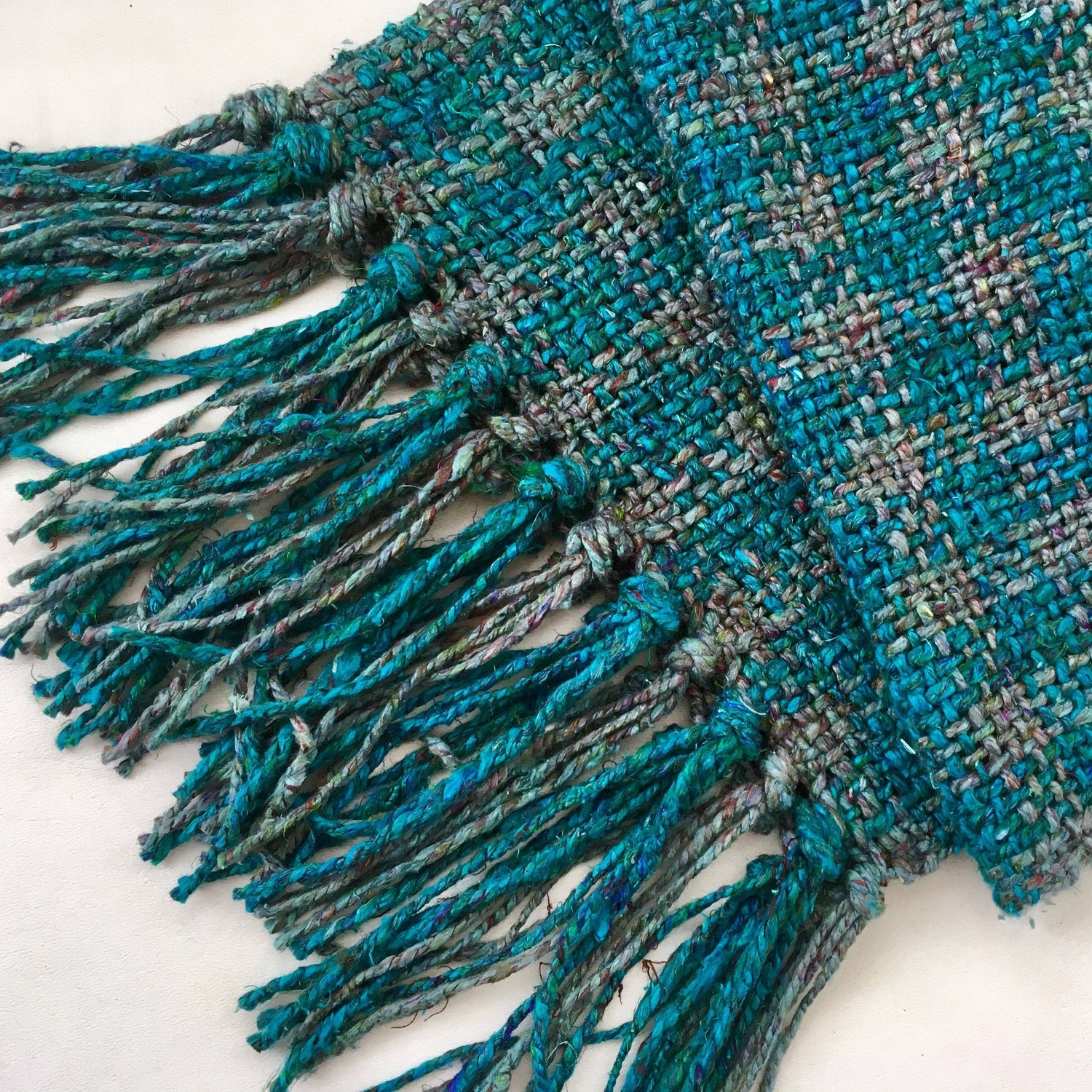 Ocean Storm Tweed Scarf Weaving Kit