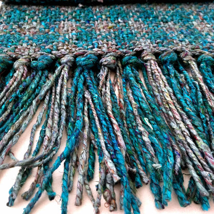 Ocean Storm Tweed Scarf Weaving Kit