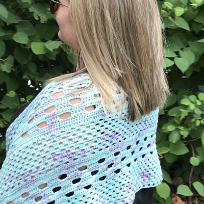Streamside Merino Wool Shawl Crochet Kit