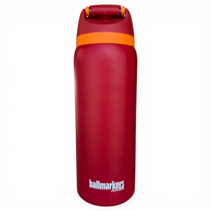 Hydration Bottle – Parrot | 32oz Insulated Stainless Steel | Flip Straw Lid w/ Handle