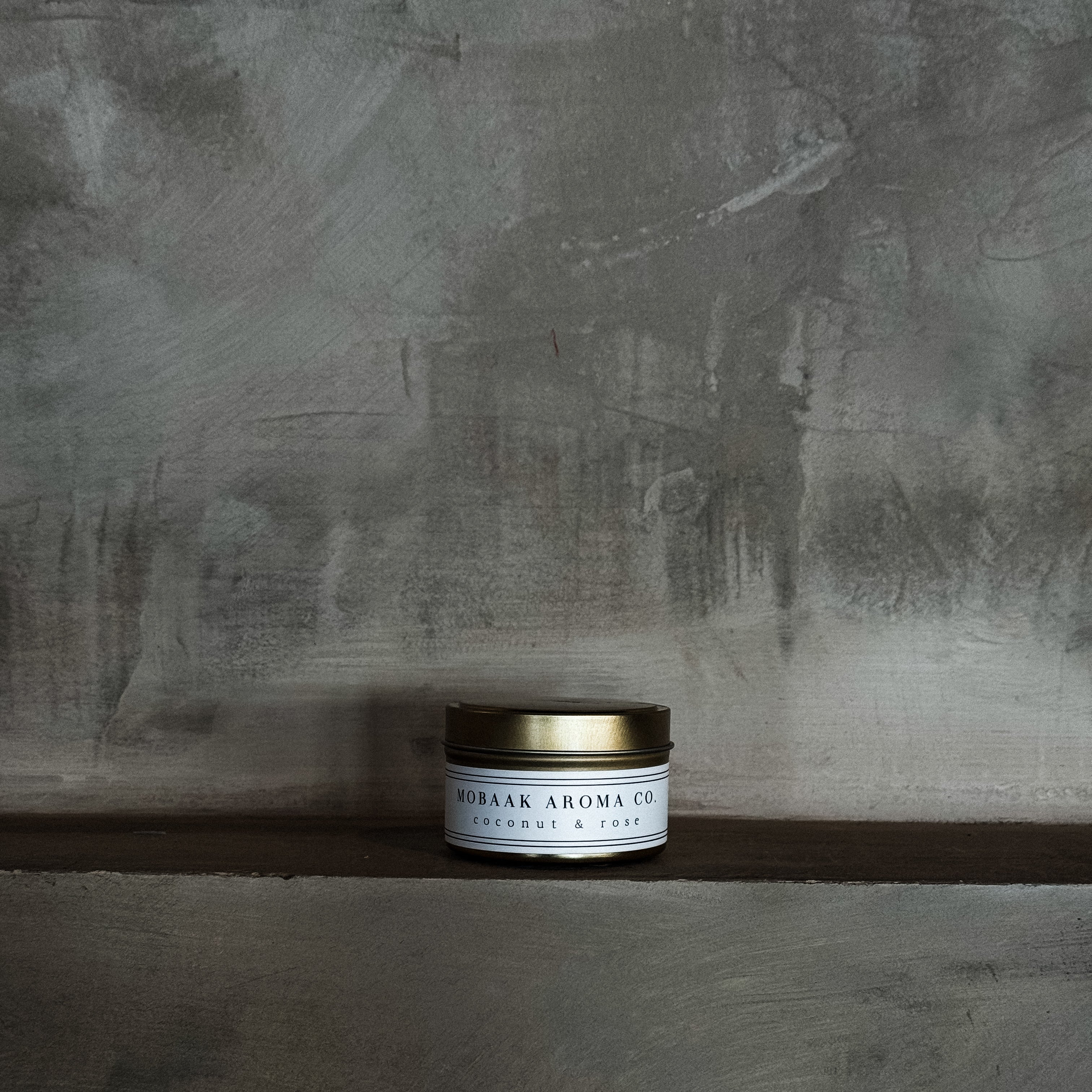 Coconut &amp; Rose Travel Candle