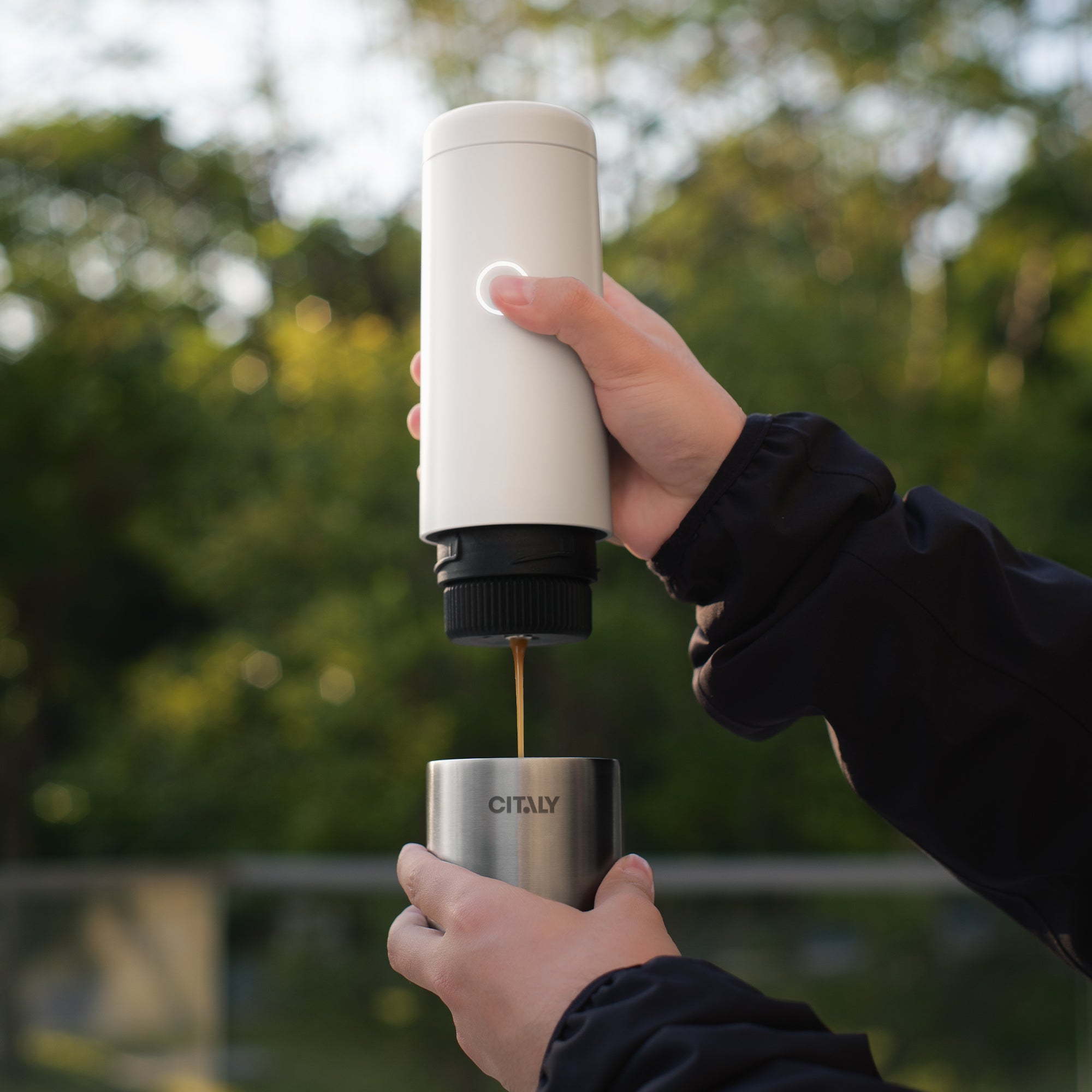 Citaly GO-1 Portable Espresso Machine, Fast Self-Heating, PD 3.0 Fast Charge, 3*2500mAh, Capsule &amp; Ground Coffee Compatible