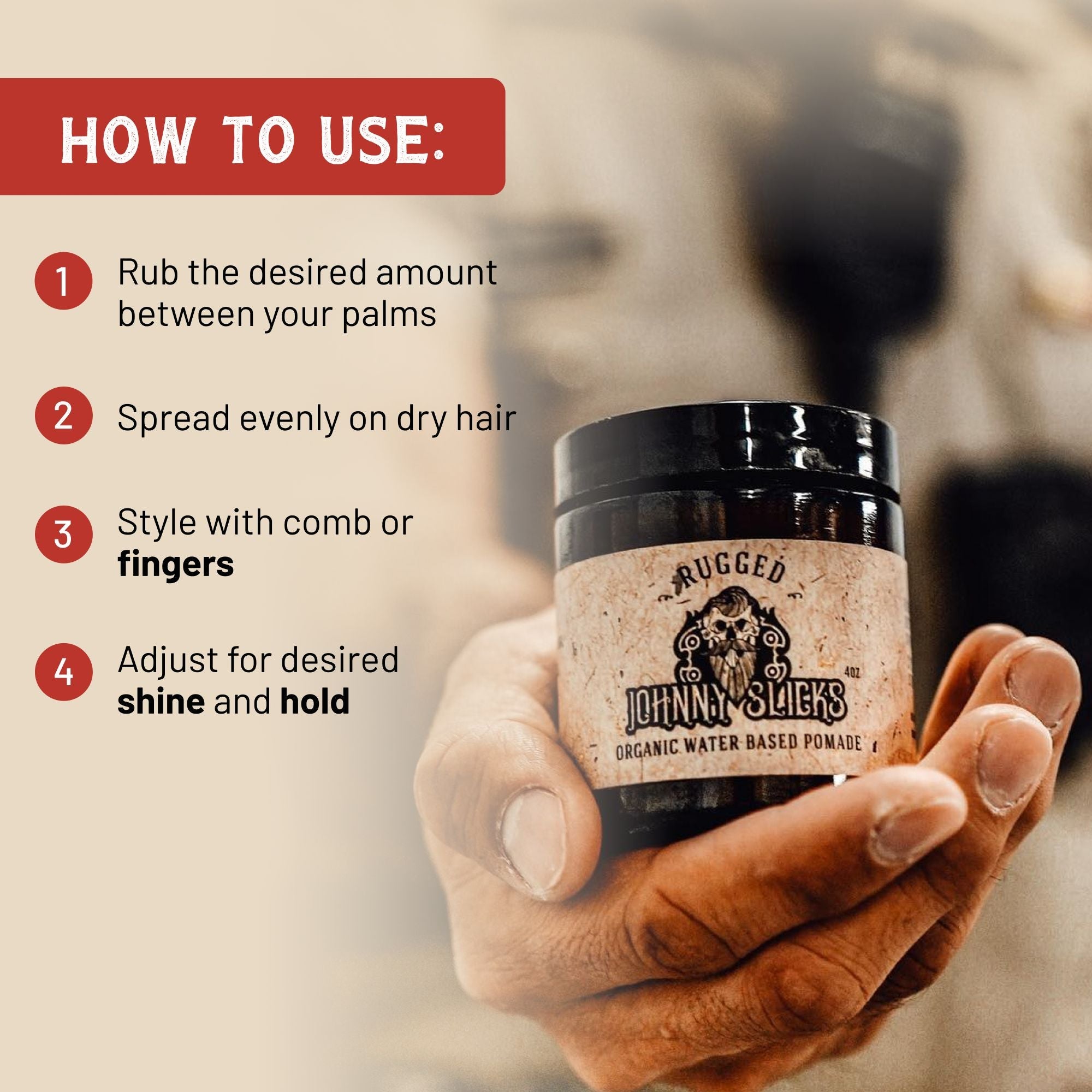 Organic Water Pomade