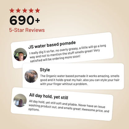 Organic Water Pomade