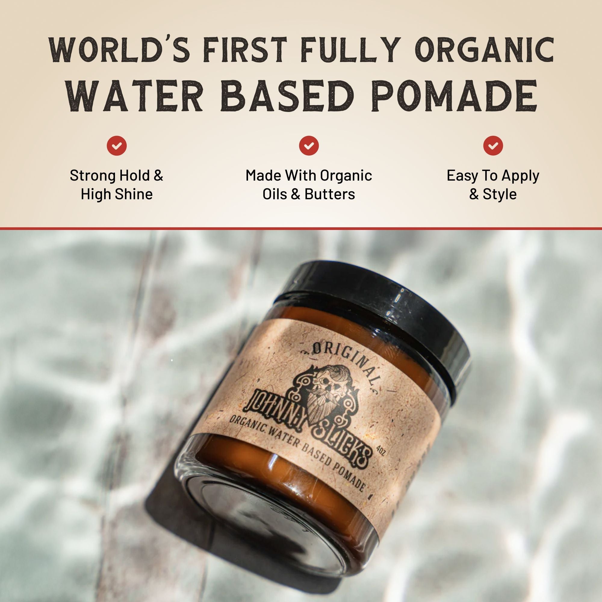 Organic Water Pomade