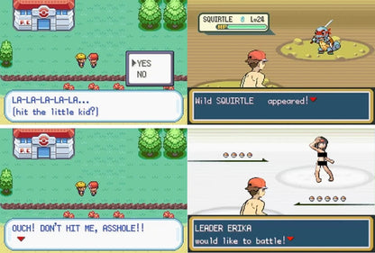 Pokemon My Ass GBA ROM Hack Video Game Custom Gameboy Advance