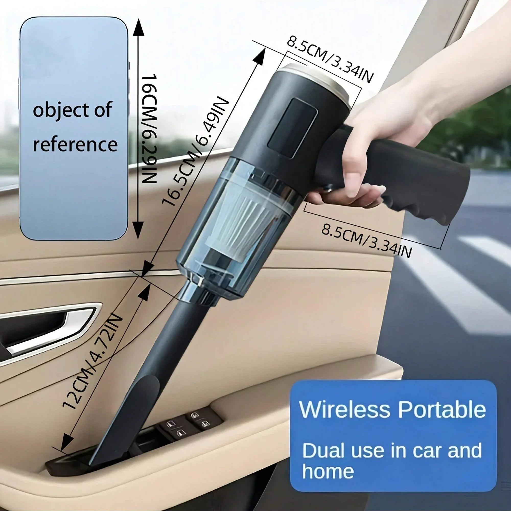 3-in-1 USB Car Vacuum