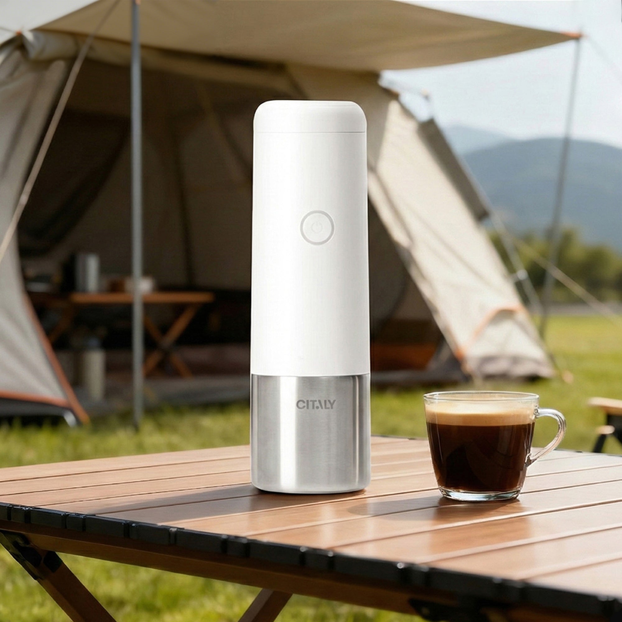 Citaly GO-1 Portable Espresso Machine, Fast Self-Heating, PD 3.0 Fast Charge, 3*2500mAh, Capsule &amp; Ground Coffee Compatible