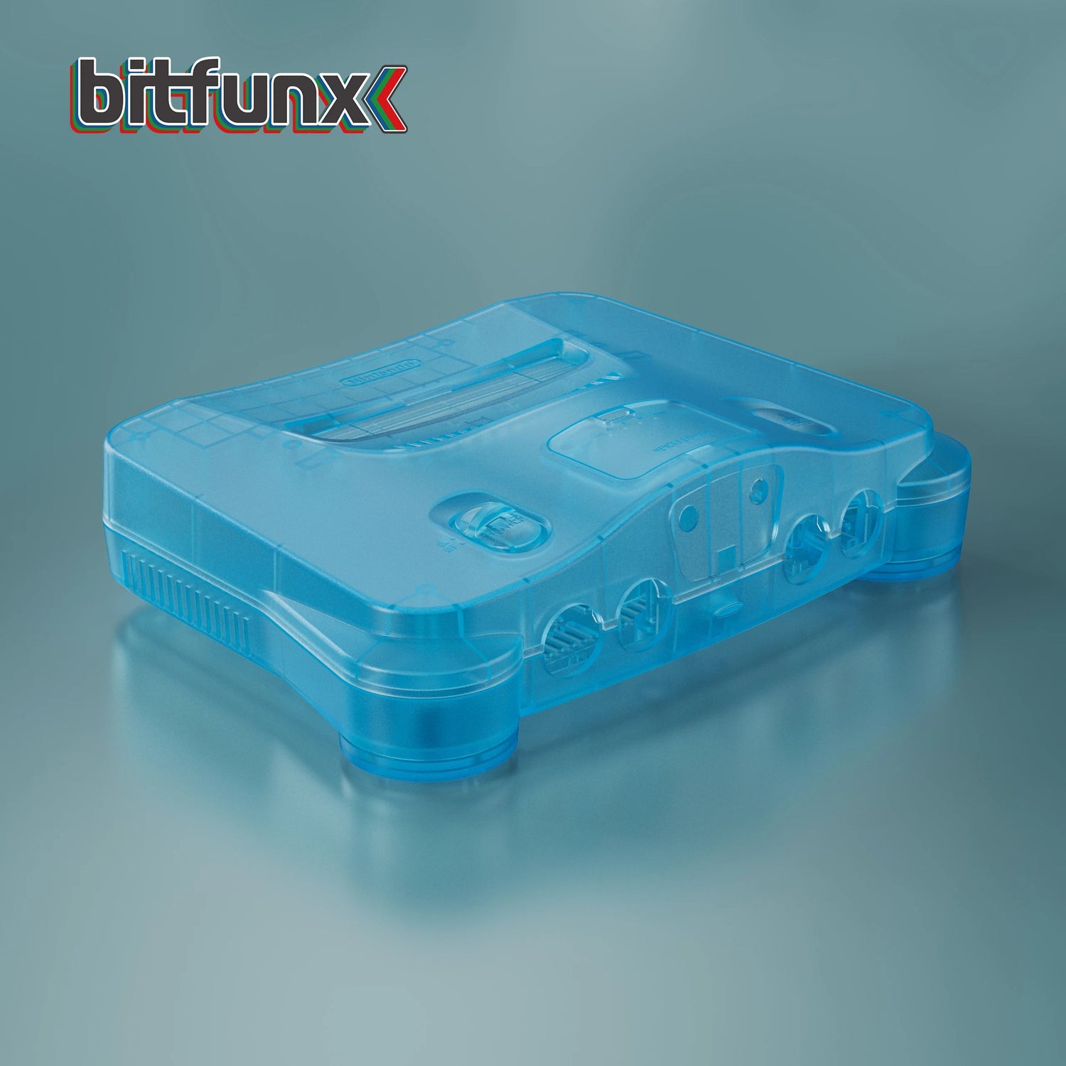 N64 Replacement Console Shell Housing Ice Blue Nintendo 64