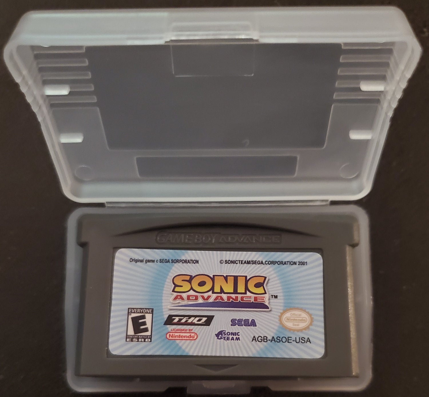 Sonic Advance 1 GBA Video Game Cartridge Nintendo Game Boy Advance