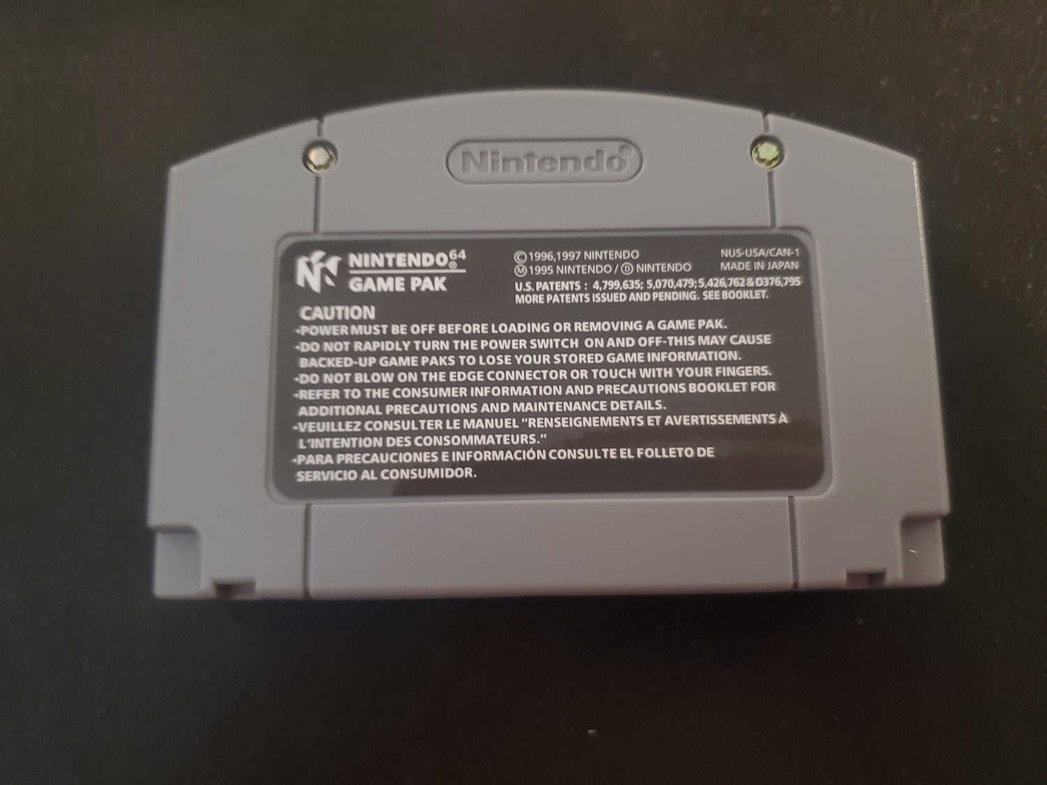 Animal Crossing N64 Nintendo 64 Video Game Cartridge