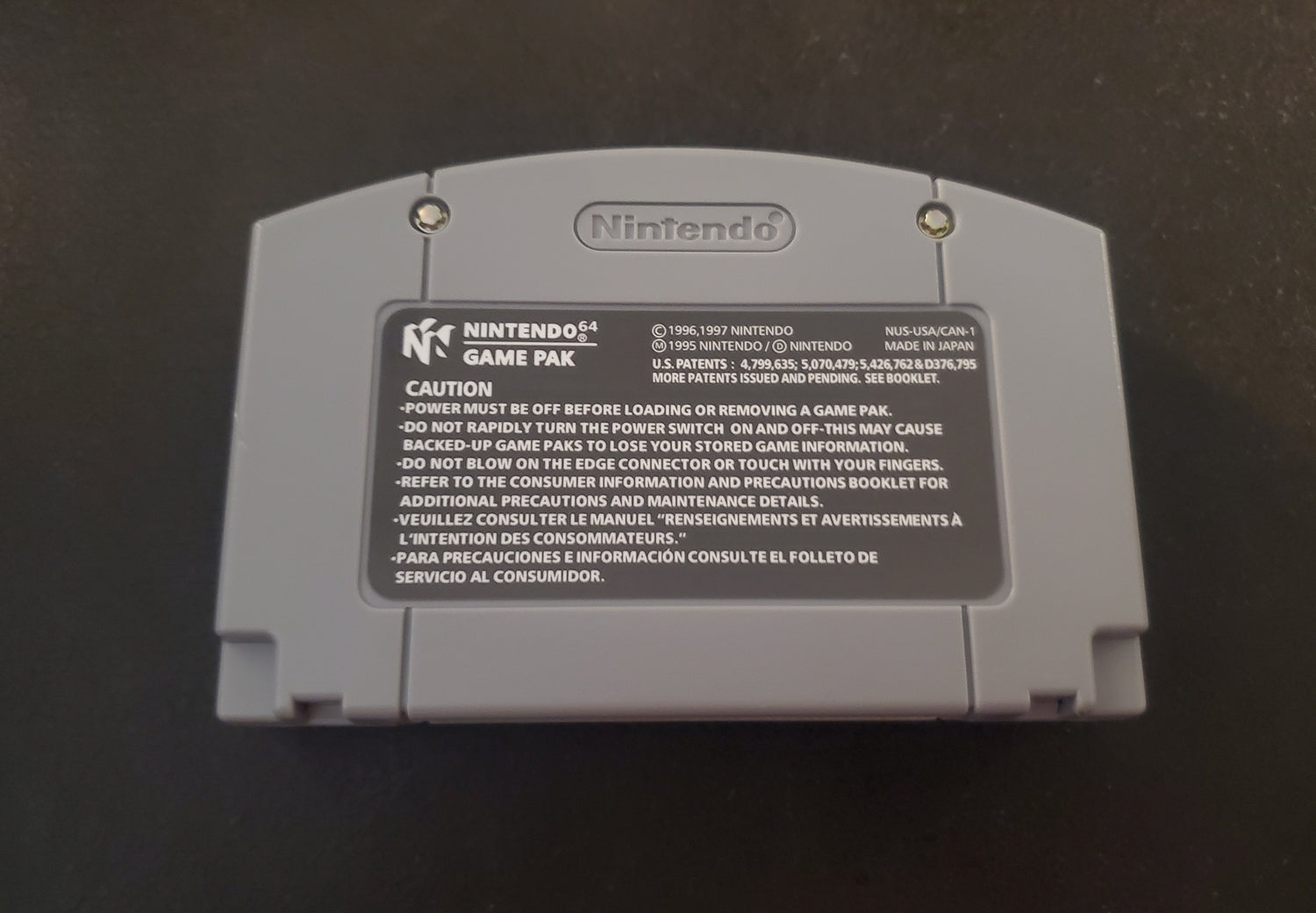 Banjo Kazooie N64 Nintendo 64 Video Game Cartridge 1998