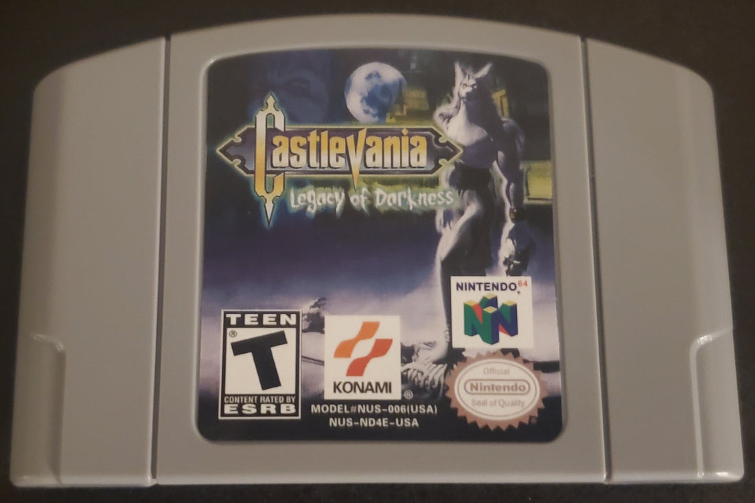 Castlevania Legacy of Darkness N64 Nintendo 64 Video Game Cartridge