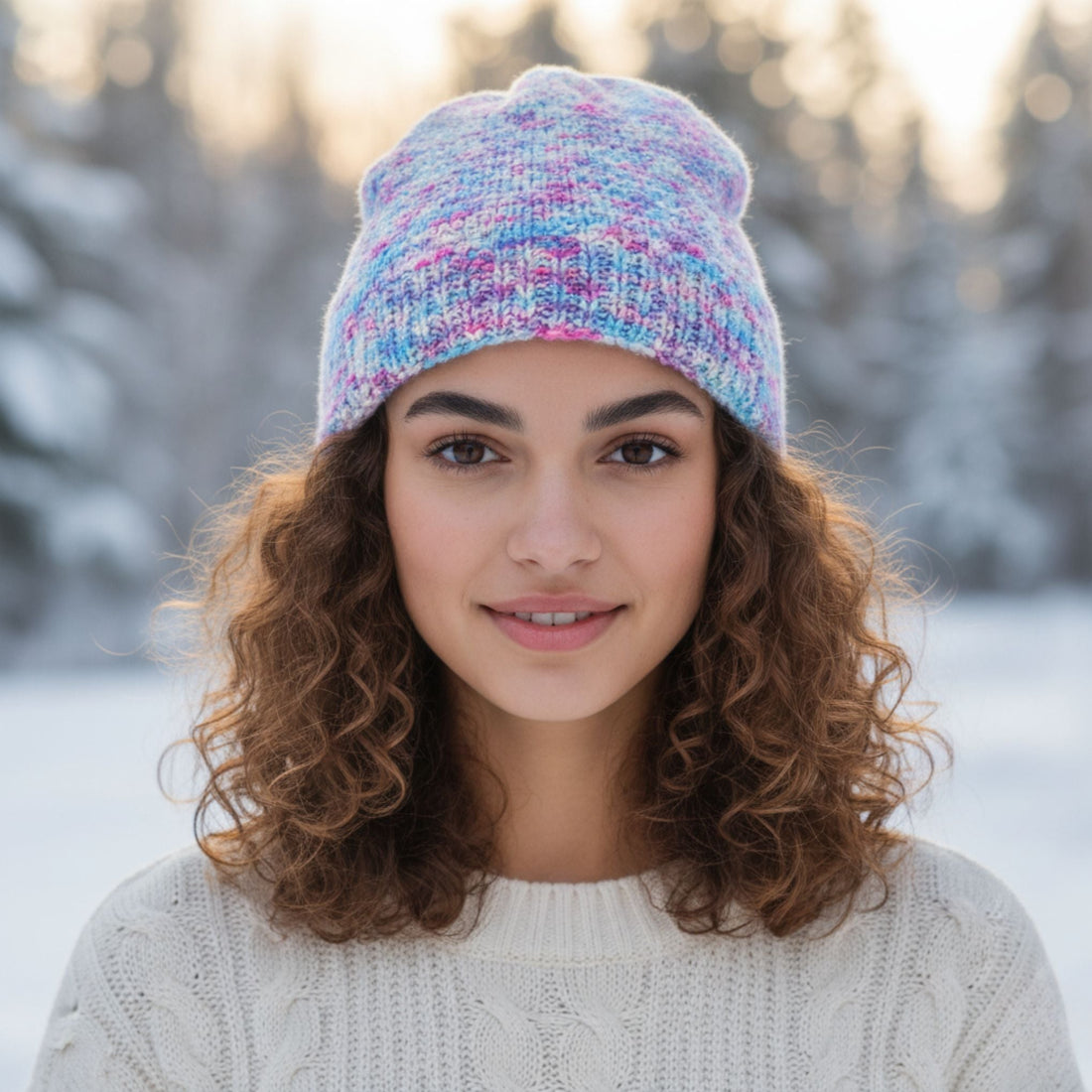 Knit &amp; Crochet Hat Pattern – Easy Winter Beanie for Beginners | Darn Good Yarn