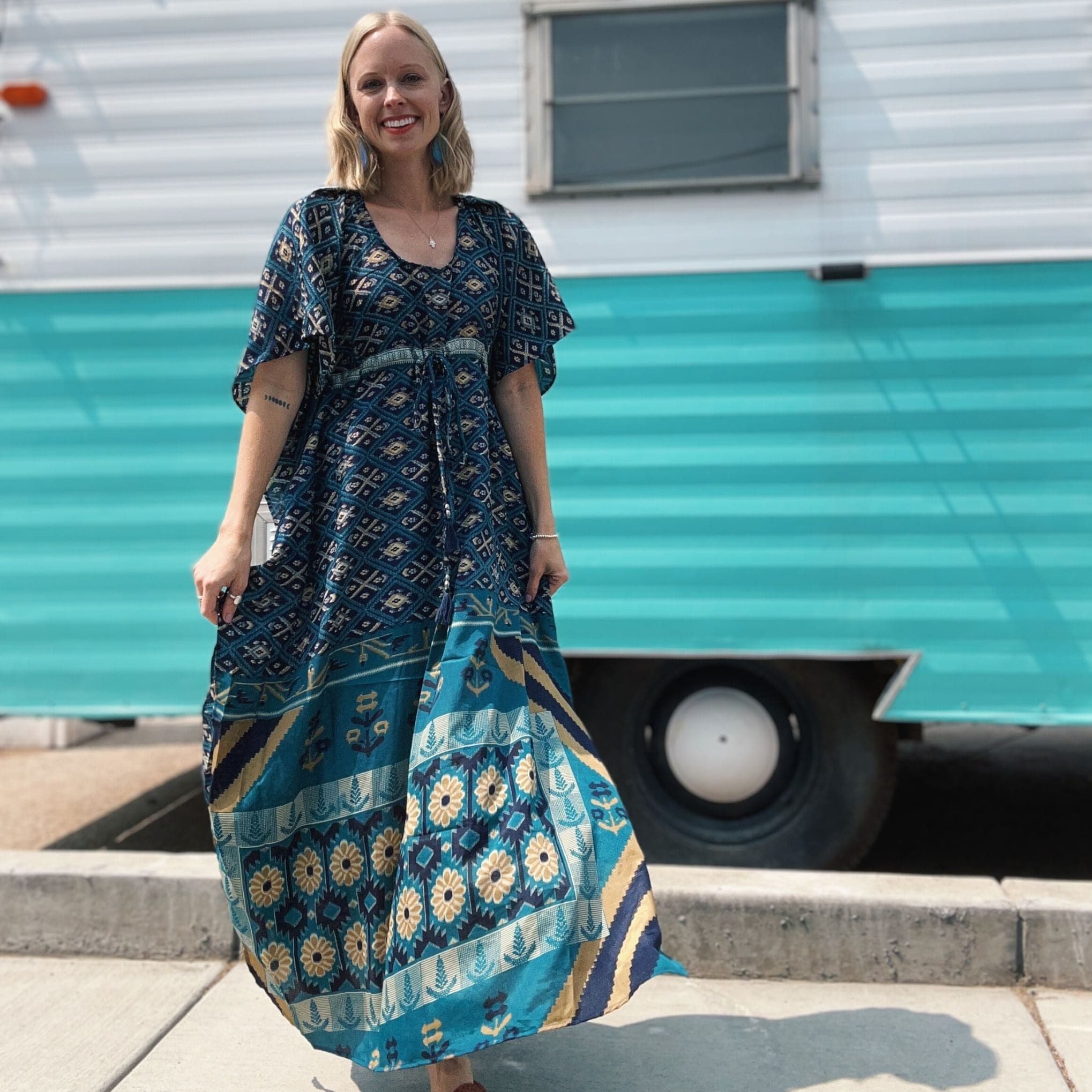 Surplus Sale Aanya Adjustable Long Kaftan Dress