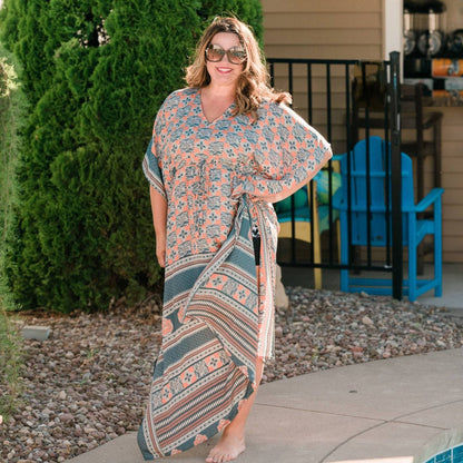 Surplus Sale Aanya Adjustable Long Kaftan Dress