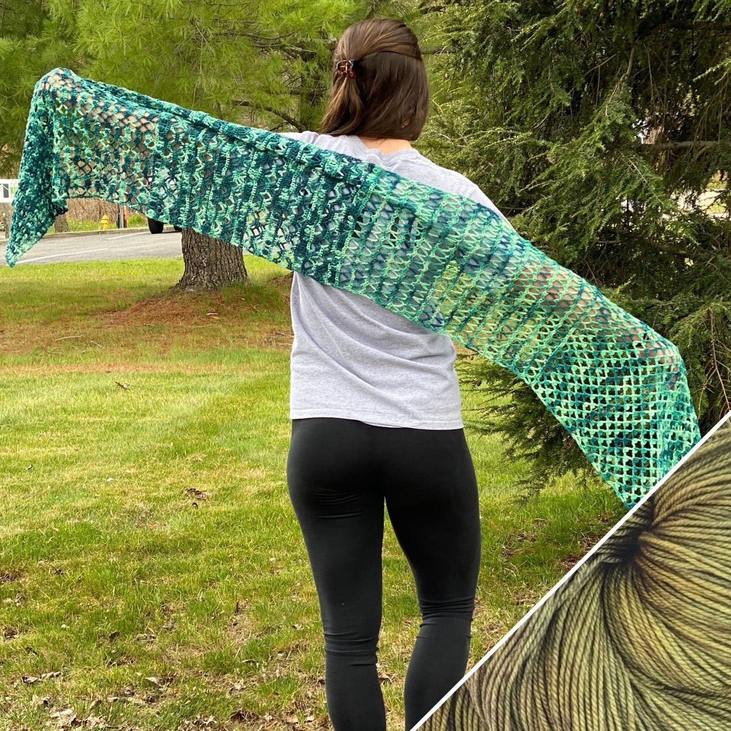 Ariel Shawl Crochet Kit
