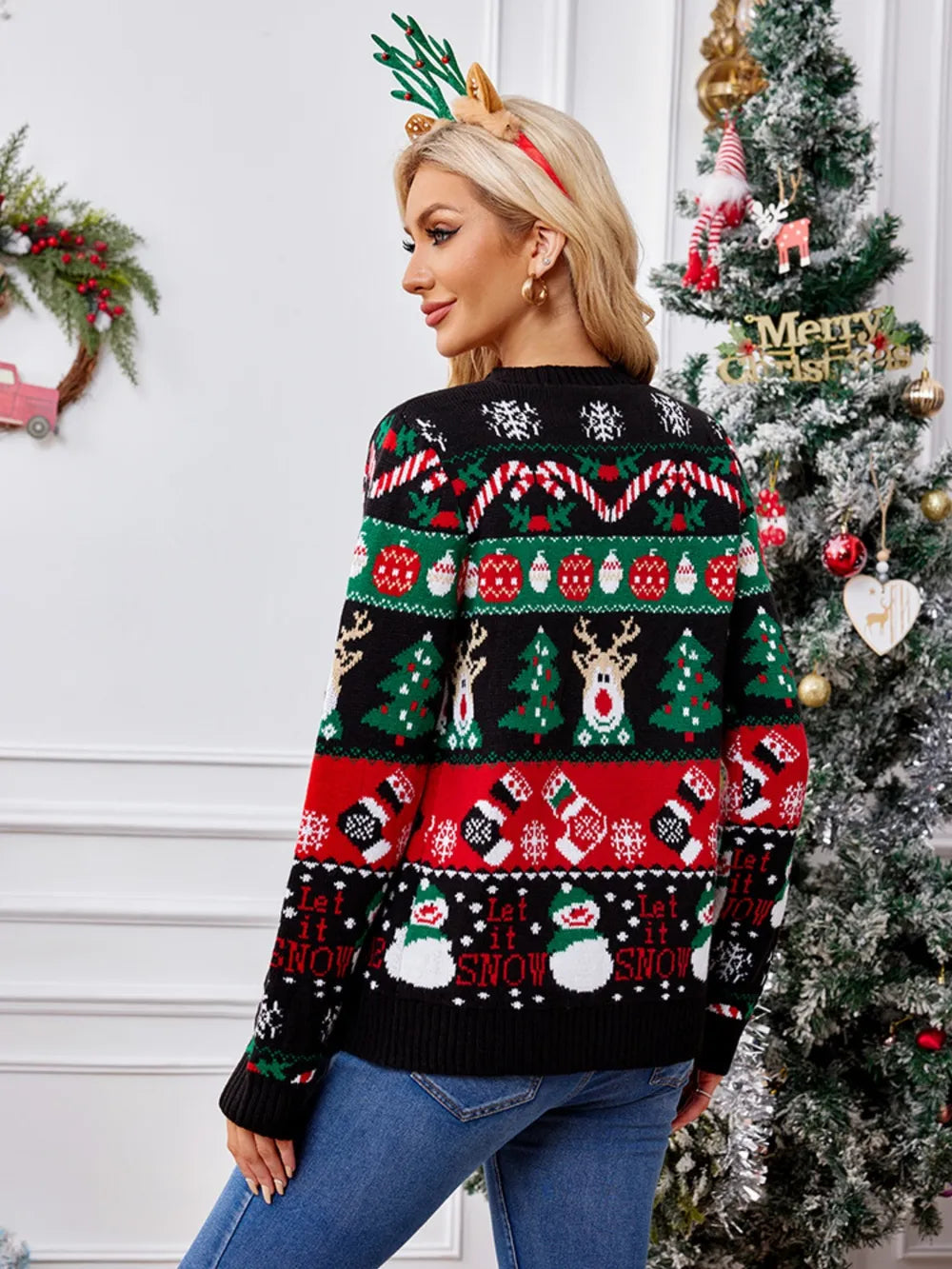 Autumn and winter new sweater jacket women&