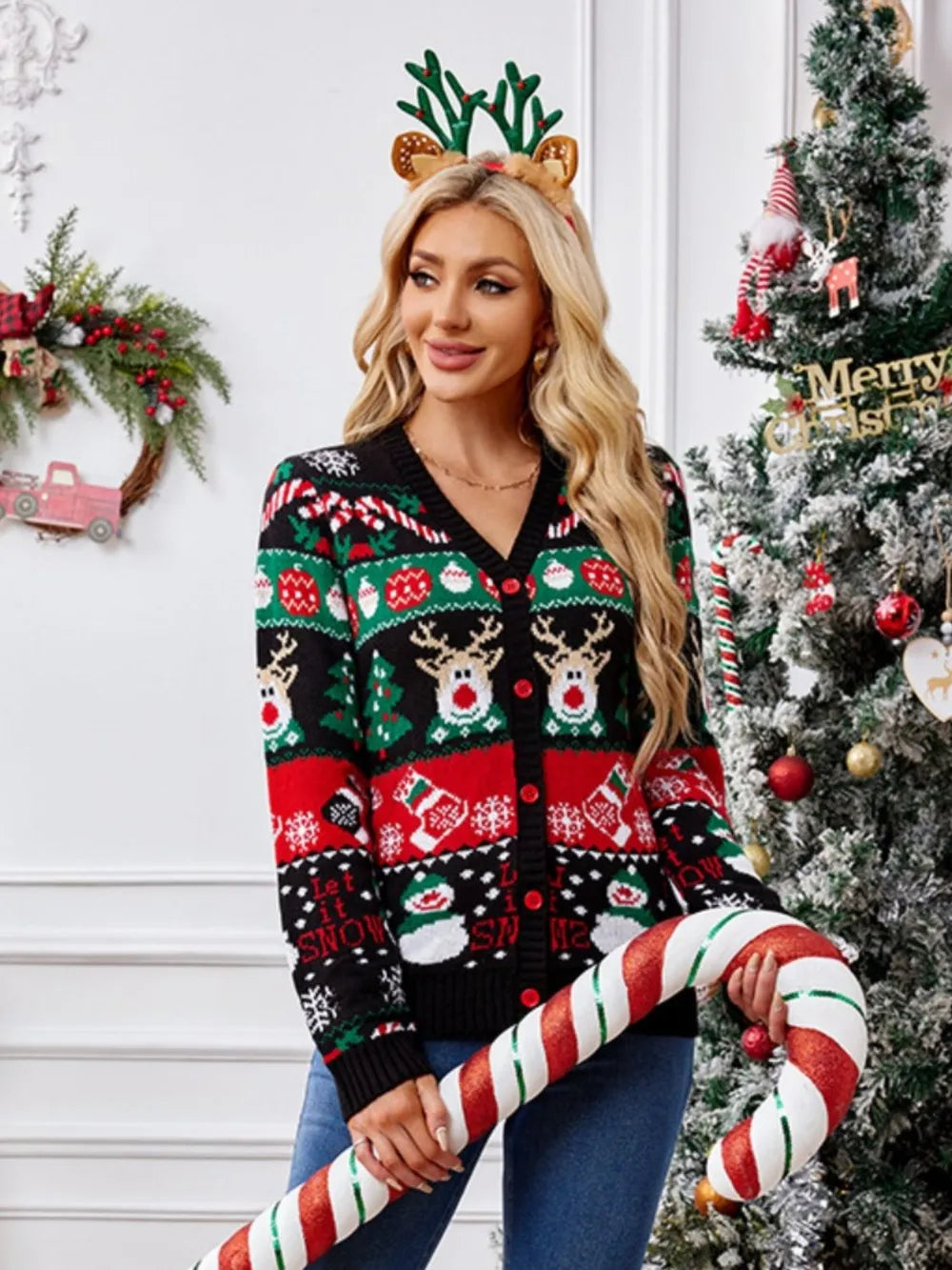Autumn and winter new sweater jacket women&