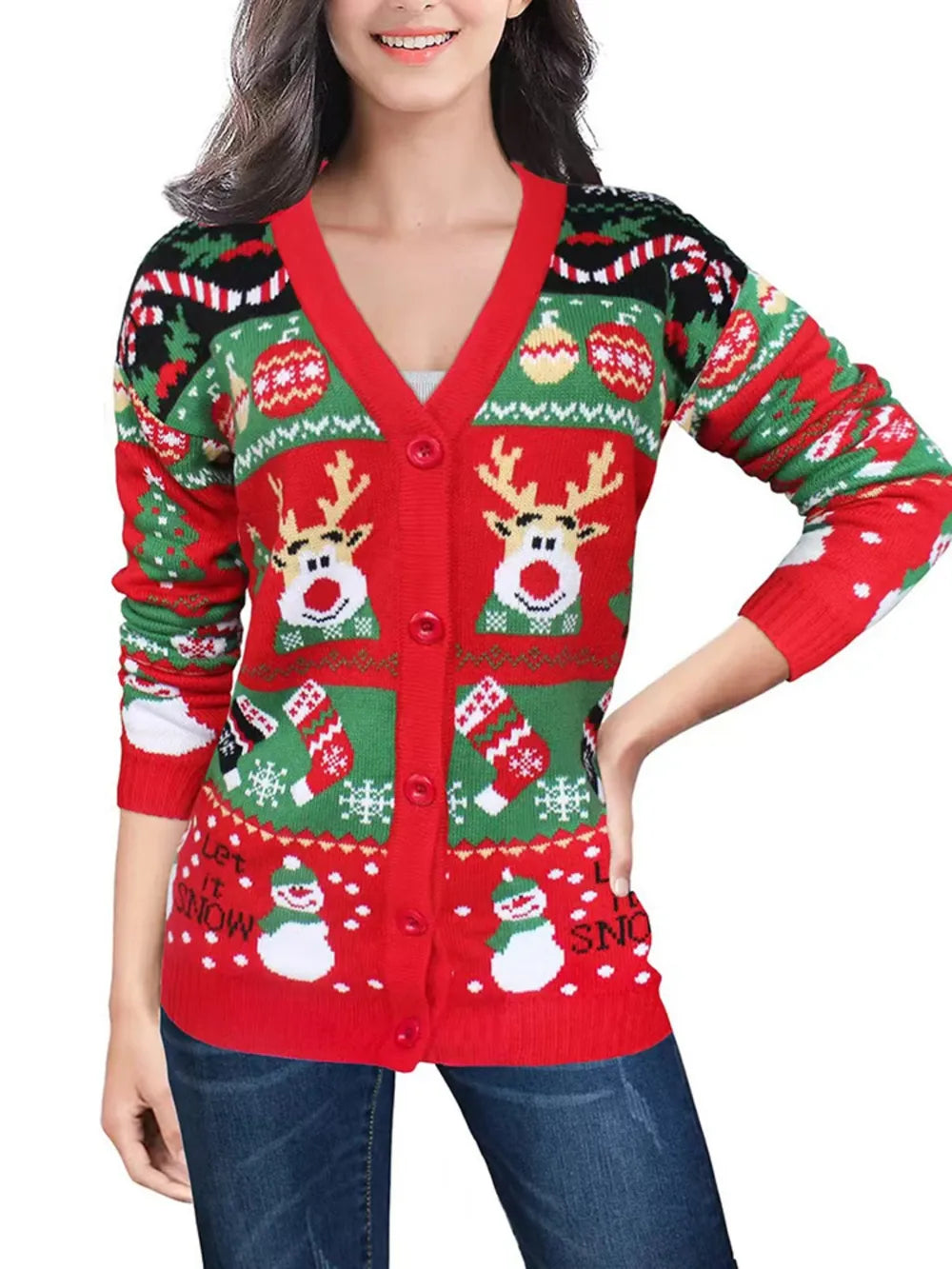 Autumn and winter new sweater jacket women&