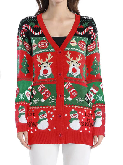 Autumn and winter new sweater jacket women&