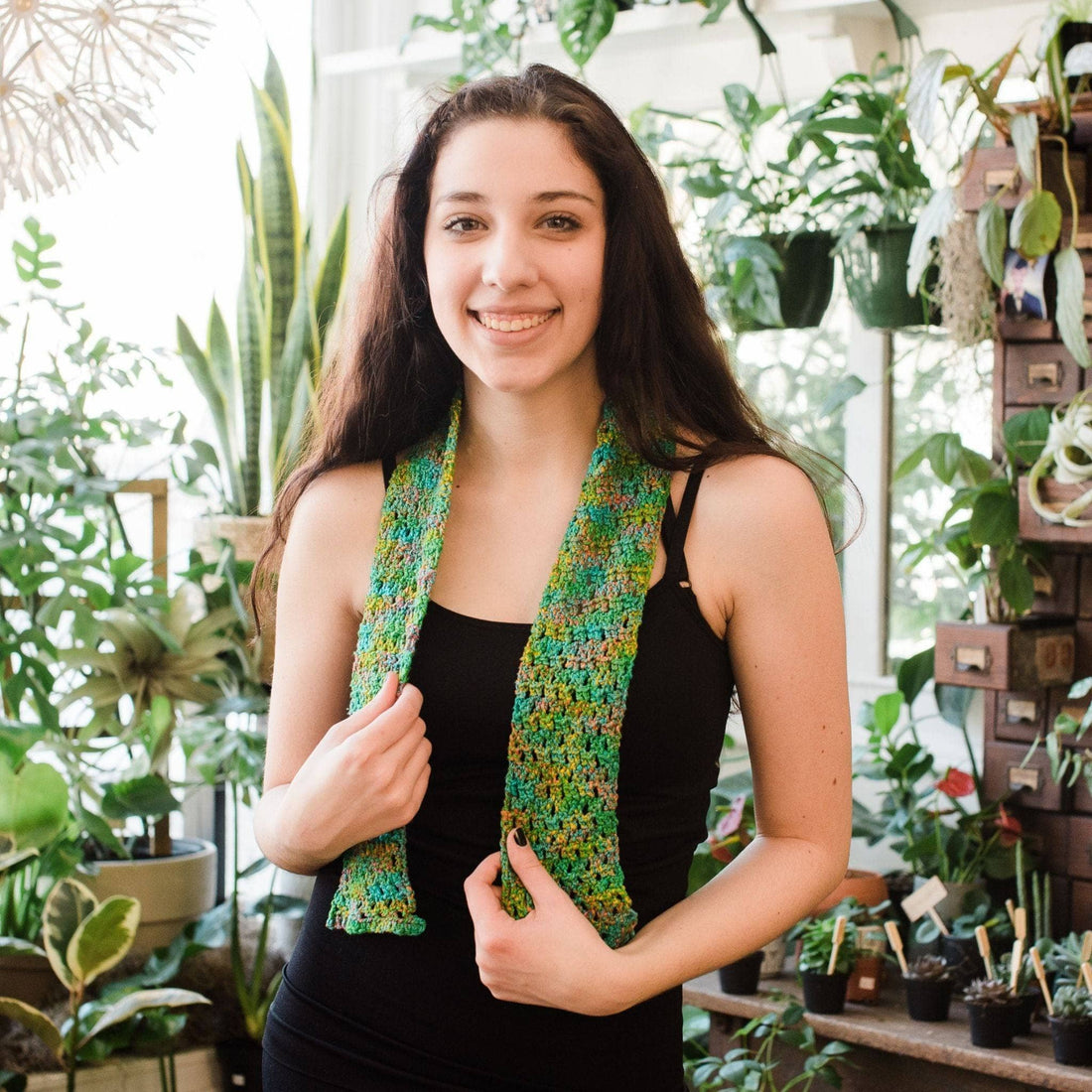 Beginner Scarf - Knitting &amp; Crochet Kit