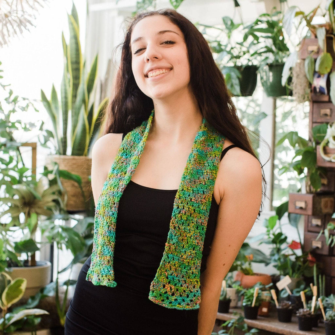 Beginner Scarf - Knitting &amp; Crochet Kit