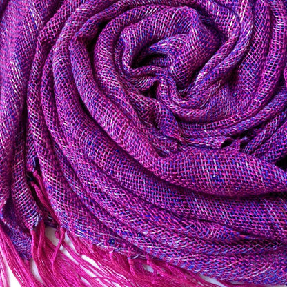 Celestial Silk Beaded Shawl Weaving Pattern
